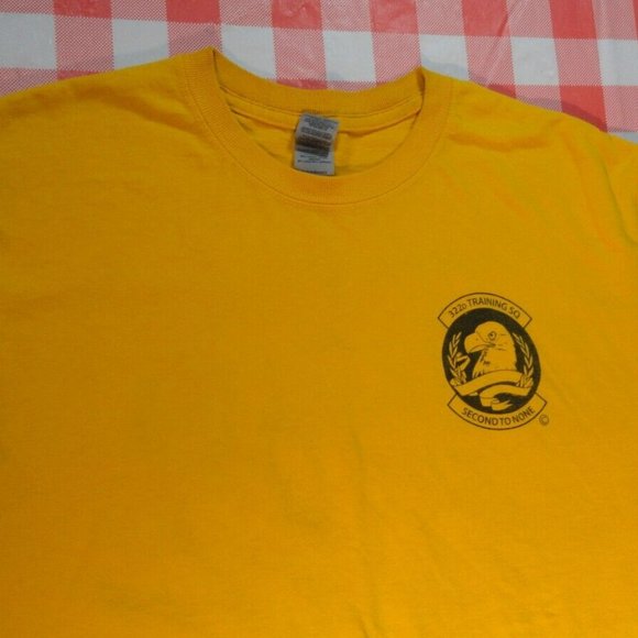 MEDIUM DISC USAF 322D 322ND TRS TRAINING SQUADRON 2ND TO NONE UNIT SHIRT SV 3320 - Picture 12 of 12